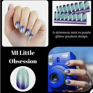 Color Street Nail Strips - Green and Purple Ombre